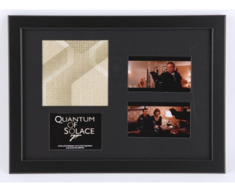 James Bond Quantum of Solace (2008) Original Wallpaper from the Set, the 10x10cm section of the Wallpaper seen at the end of 