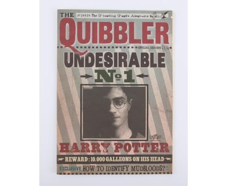Harry Potter and The Deathly Hallows: Part 1 (2010) An original issue of The Quibbler magazine produced for Harry Potter, fea