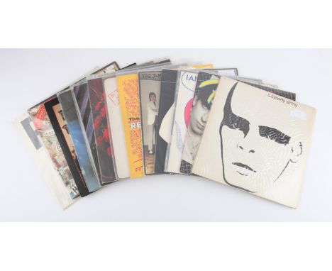 Collection of Punk / New Wave records, 12 LP's & 3 12 inch from bands such as The Clash, The Jam, Eddie and the Hot Rods, Tub