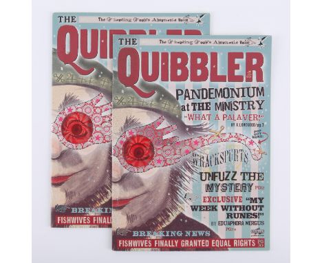 Harry Potter and The Deathly Hallows: Part 1 (2010) Two original issues of The Quibbler magazine with pop out glasses each pr