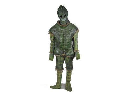 Doctor Who - Ice Warrior. Replica full-size Ice Warrior from the Ice Warriors (1967) mounted on display mannequin. 
