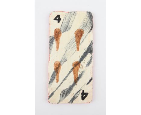 The Flintstones - 4 of Clubs playing card from the live action film. 