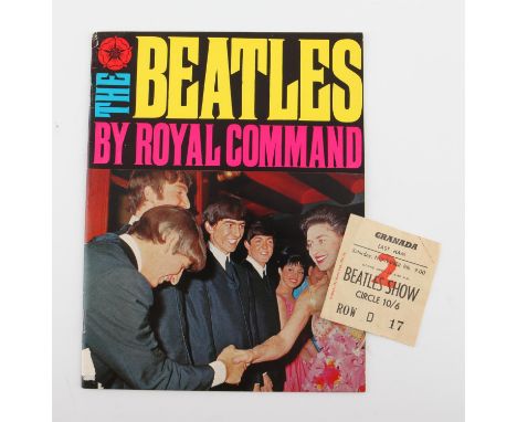 The Beatles - Granada East Ham Concert Ticket Stub Nov 9th 1963 with perforated corner, which is detached on entry (2.6 inche