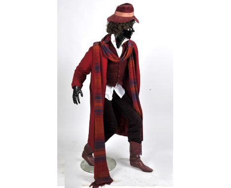 Doctor Who 4th Doctor (Season 18). Replica Fourth Doctor (Tom Baker 1974-81) as portrayed in Season 18 (1980) costume on disp