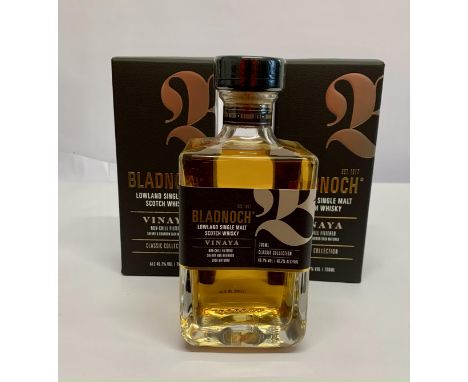 Two Bladnoch Vinaya Lowland Single Malt Scotch Whiskies Classic Collection 2 x 700ml.