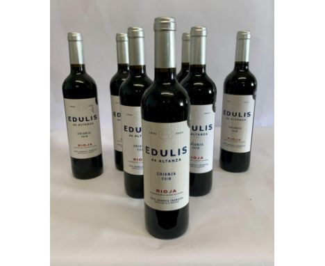 Seven Edulis De Altanza Crianza 2018 Rioja Red Wine 7 x 750ml.