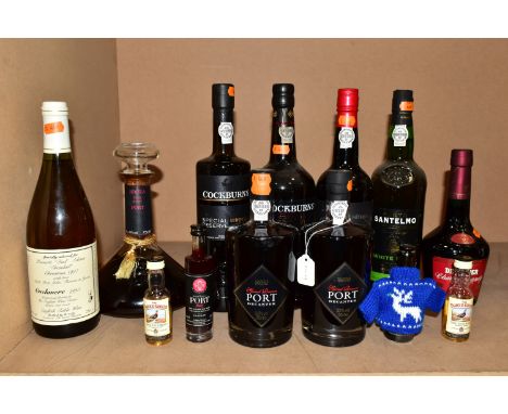 NON-VINTAGE PORT, seven bottles of Port comprising two bottles of Cockburn's Special Reserve, 75cl and 1L, one bottle of M&am