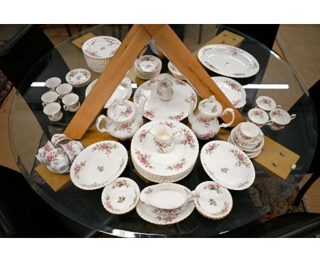 Royal Albert 'Moss Rose' dinner/tea/coffee service (over 70 pieces)