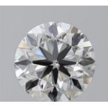 Round Brilliant Cut Diamond 1.50 Carat F Colour VS1 Clarity ID EX EX - IGI