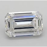 Emerald Cut Diamond 5.02 Carat F Colour VS2 Clarity IGI Certificate ( Loose Diamond )