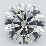 Round Brilliant Cut Diamond 3.00 Carat F Colour VS2 Clarity IGI Certificate