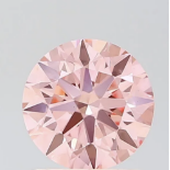 Round Brilliant Cut Diamond 1.01 Carat Fancy Vivid Pink Colour VS1 Clarity ID EX EX -