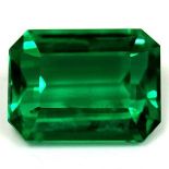 Emerald Green Emerald Shape EyeClean Clarity 2.23 Carat - EDR Certificate