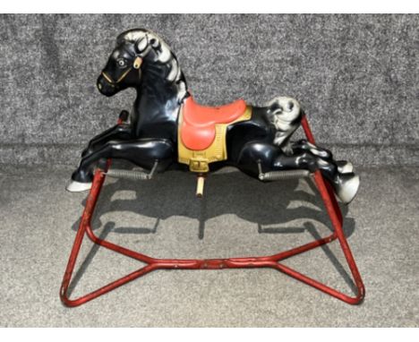 Spring mounted deals rocking horse