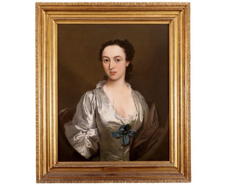 Bisson (mid 18th Century) Portrait of Mrs. Goodwin neι Anne Muglesworth Signed and dated indistinctly Oil on canvas 76 x 63cm