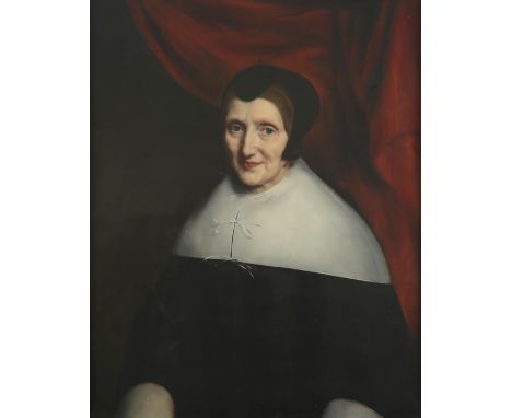 Nicholaes Maes (Dutch 1634-1693) Portrait of a lady, traditionally identified as the artist's mother Signed, dated 1664, and 