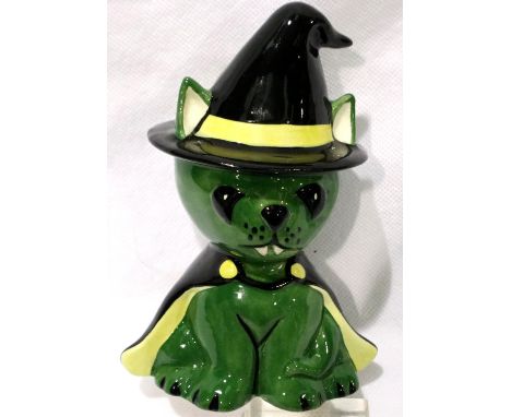 Lorna Bailey cat, Grotbags, H: 13 cm. No cracks or chips. P&amp;P Group 1 (£14+VAT for the first lot and £1+VAT for subsequen