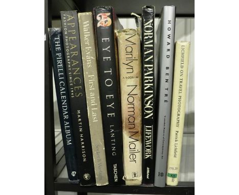 Quantity of books on photography including Marilyn Monroe and Pirelli calendar album (8). P&amp;P Group 3 (£25+VAT for the fi