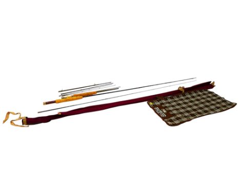 Fishing interest two trout rods comprising "House of Hardy" Hardy Sovereign two piece trout rod 259cm 5lb and a March Brown L