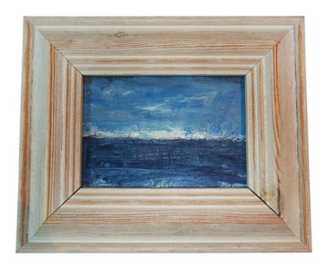 Jeremy Le Grice (British 1936–2012) "Seascape" oil on panel, frame size 29 by 2.5 by 24cm high.