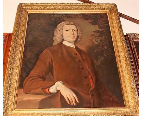 After Joshua Highmore (1692-1780) - Portrait of William Fellows (1706-1775), reproduction oil on canvas, bears signature and 