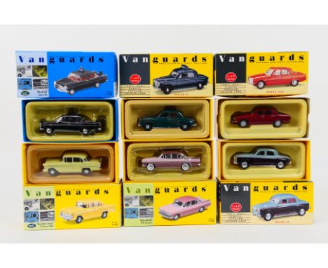 Corgi Vanguards - 6 x boxed models including Vauxhall PA Cresta # VA06400, Vauxhall Victor # VA38001, Rover P6 # VA27000 and 