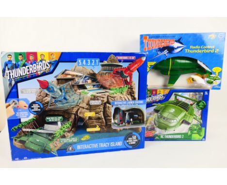 Thunderbirds - Gerry Anderson - Air Hogs - Impact Innovations - Vivid Toy Group. Three boxed / Factory sealed items in Excell