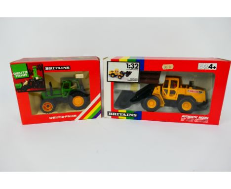 Britains - Two boxed 1:32 scale model vehicles appearing in Mint condition with Excellent boxes. Lot consists of: #9509 Logma