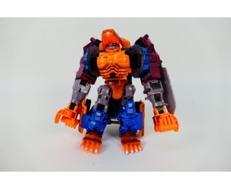 Hasbro - Transformers - An unboxed Optimal Optimus Beast Wars figure, it is approximately 22 cm tall and appears in Good cond