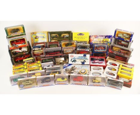 A selection of modern boxed die-cast model vehicles by Corgi, Dinky, Burago and others, to include a Corgi Special Edition Ja