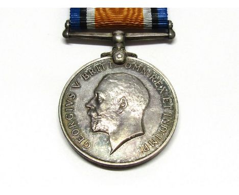 A WWI war medal to casualty 8426 PTE. E.H. GOODFELLOW SUFF. R. (1st Battalion). Killed in action 8th May 1915.