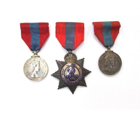 Two Imperial Service Medals awarded to Miss Joyce Elizabeth Chenery (1908-1992) and Edward Buckmaster. An Imperial Service Or