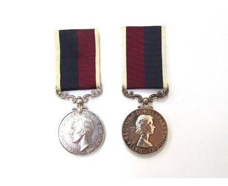A George VI Royal Air Force Long Service and Good Conduct Medal named to 343513 SGT. W.A. BUNCE RAF with RAF eagle and crown 