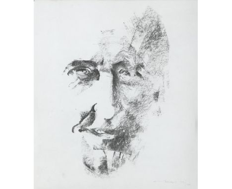 Louis le Brocquy HRHA (1916-2012)John MontagueLithograph, 32 x 27.5cm (12½ x 10¾'')Edition 42/100Signed