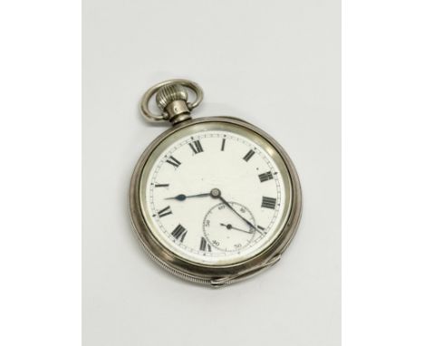 Aaron Lufkin Dennison. An Early 20th Century silver pocket watch. Presented to Serg W.J McNally. By the Members of R.U.C Kate