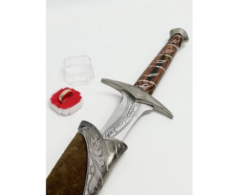 The Lord of the Rings “Sting” sword and the One Ring. 65cm