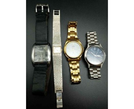 Collection of 4x watches to include Sekonda, Fossil, Rotary and Citizen 