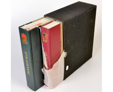 Two volumes "Violin Makers" published by W.E. Hill & Sons, 1980, Antonio Stradivari and Guarneri Family, slip case.