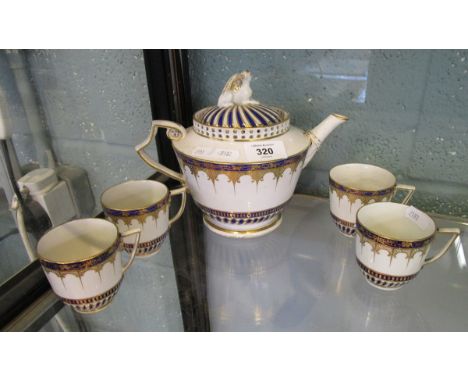 Rare Chelsea-Derby Part Tea Service c.1775 – Modelled by Pierre Stephan. An extremely rare Chelsea-Derby porcelain part tea s