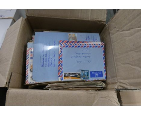 Stamps - Commonwealth box of commercial and philatelic covers good variety worth a look 