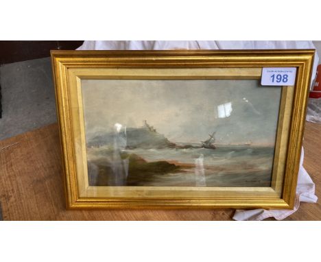  Sale Item:    W C PAINTING- BOAT AT SEA   Vat Status:   No Vat   Buyers Premium:  This lot is subject to a Buyers Premium of