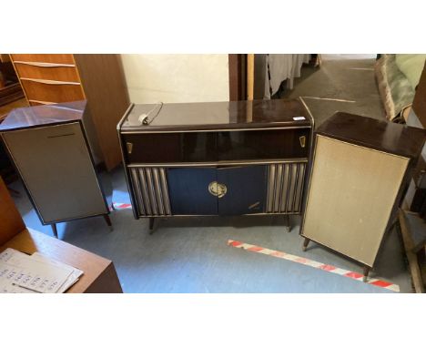  Sale Item:    RADIOGRAM &amp; 2 SPEAKERS (AF)   Vat Status:   No Vat   Buyers Premium:  This lot is subject to a Buyers Prem
