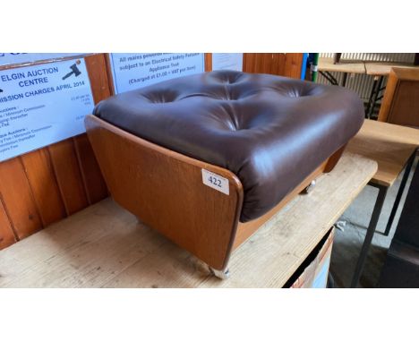  Sale Item:    G PLAN TEAK FOOT STOOL   Vat Status:   No Vat   Buyers Premium:  This lot is subject to a Buyers Premium of 15