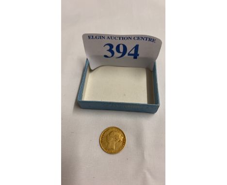  Sale Item:    1876 GOLD  HALF SOVEREIGN   Vat Status:   No Vat   Buyers Premium:  This lot is subject to a Buyers Premium of