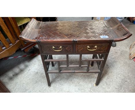  Sale Item:    ORIENTAL SIDE TABLE (AF)   Vat Status:   No Vat   Buyers Premium:  This lot is subject to a Buyers Premium of 