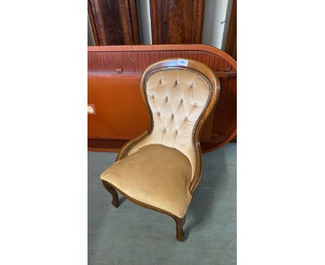  Sale Item:    REPRO LADIES CHAIR   Vat Status:   No Vat   Buyers Premium:  This lot is subject to a Buyers Premium of 15% + 