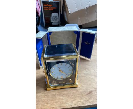  Sale Item:    CASED JAEGER LE COULTRE ATMOS CLOCK (AF)  Vat Status:   No Vat   Buyers Premium:  This lot is subject to a Buy
