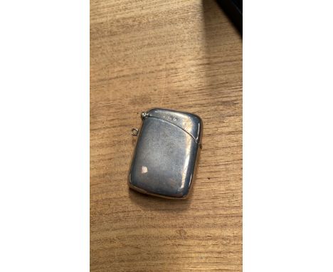 Sale Item:    SILVER VESTA CASE-BIRMINGHAM   Vat Status:   No Vat   Buyers Premium:  This lot is subject to a Buyers Premium