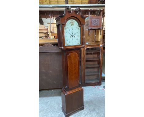  Sale Item:    MAHOG.CASED G F CLOCK MACNAB PERTH (AF)  Vat Status:   No Vat   Buyers Premium:  This lot is subject to a Buye