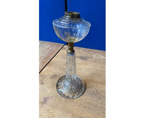  Sale Item:    GLASS OIL LAMP BASE (AF)   Vat Status:   No Vat   Buyers Premium:  This lot is subject to a Buyers Premium of 